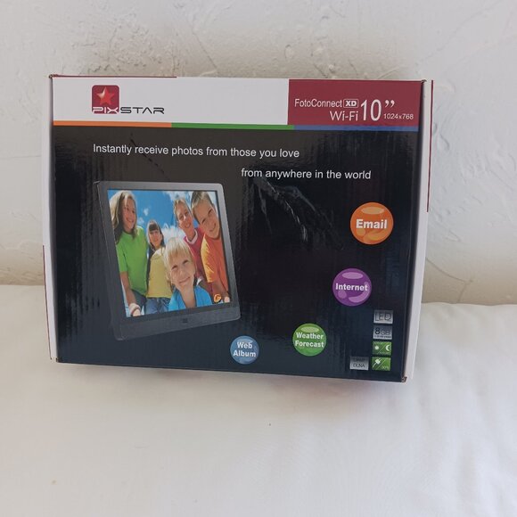 Pix Star 10" Foto Connect XD Black 8GB